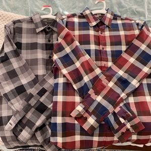 Banana Republic Factory Luxe Flannel Grant Fit Size small
